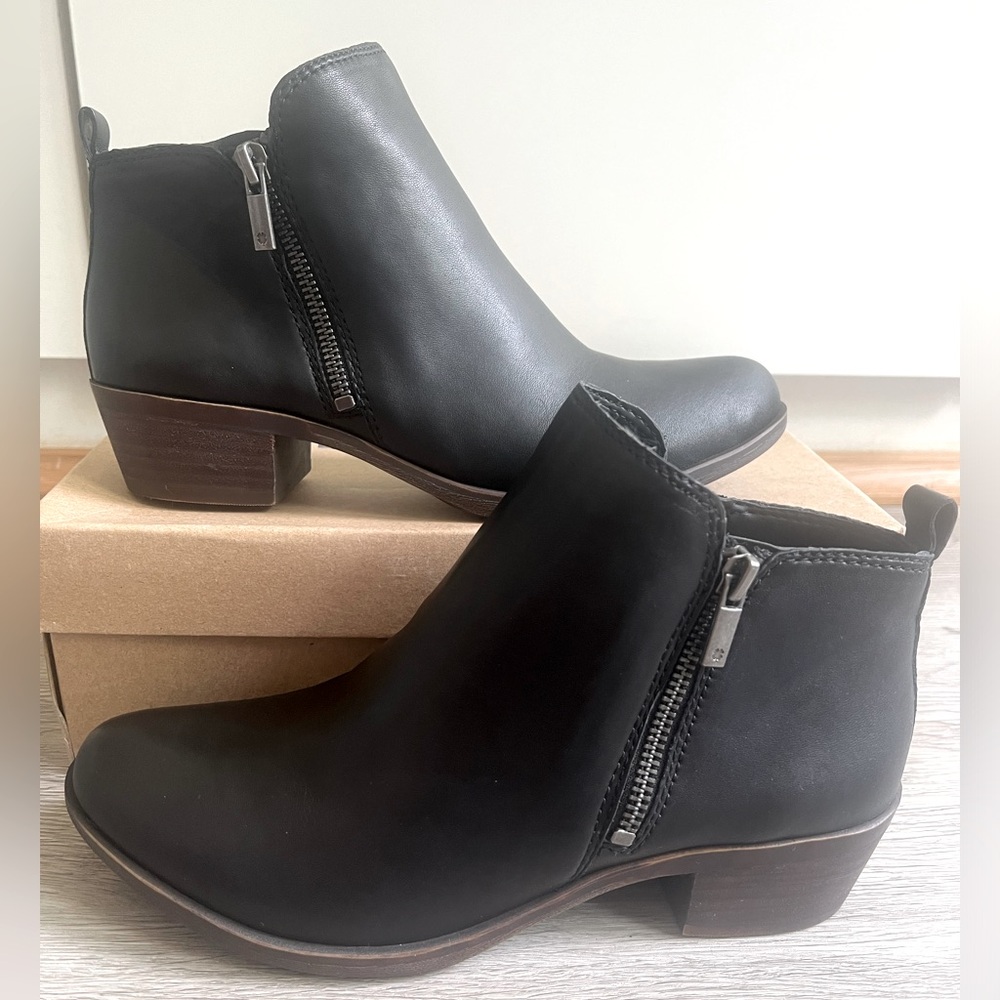 Brand New Lucky Brand Women’s Basel Bootie - Black - Size 9